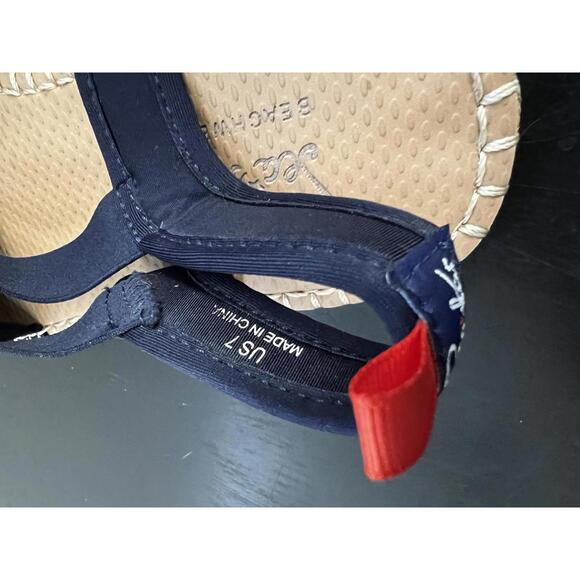 Seastar Mariner Seafarer Slingback Dark Navy Sandals -7 - Picture 6 of 7